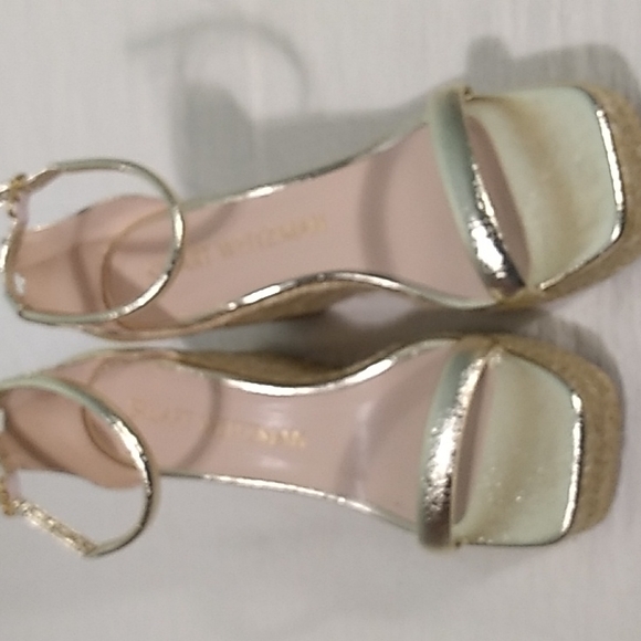 Stuart Weitzman Nudist Espadrille Wedges - Picture 6 of 8